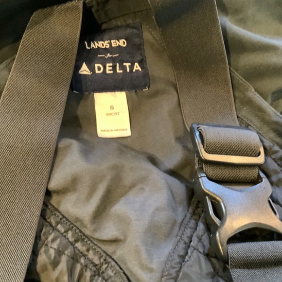 Lands' End Delta Airlines Ground Crew Maintenance Mechanic Overalls Size S SHOR - Picture 4 of 8